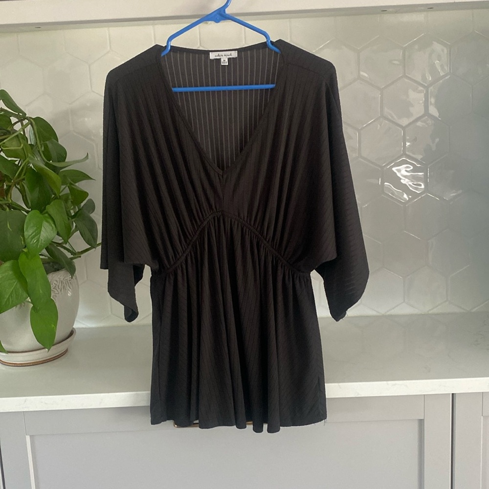 Women’s White Birch peplum/babydoll style top, size medium